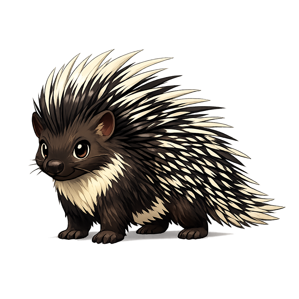 African Crested Porcupine